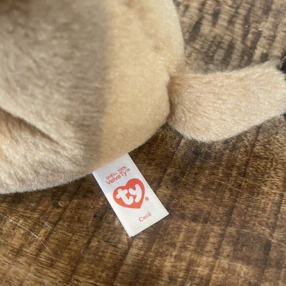 Ty velvet CECIL In Memory of Zimbabwe Lion 2002-2015 Medium Buddy size 9" - Picture 5 of 8